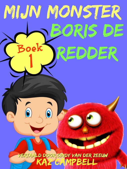 Cover image for Mijn Monster--Boek 1--Boris De Redder